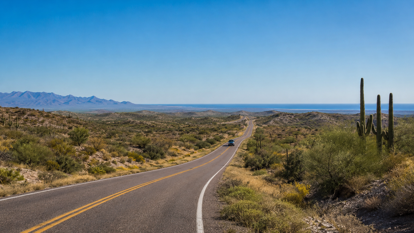 Road trip from Arizona to Rocky Point through the Sonoran desert